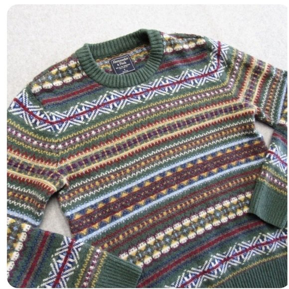 Abercrombie & Fitch Multicolor Crew Neck Sweater - Picture 4 of 10